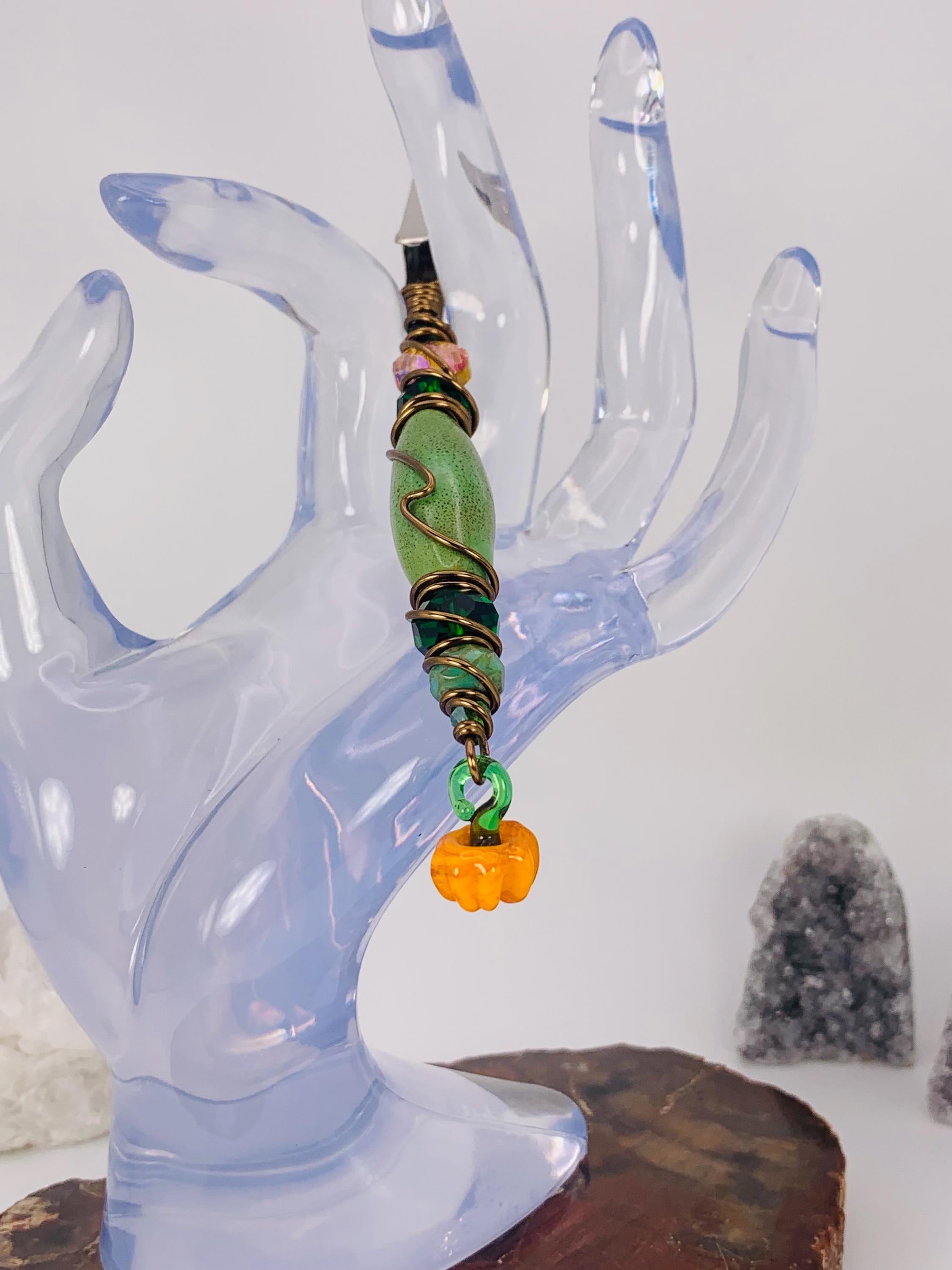 Autumn Smoking Clip, Pumpkin Charm