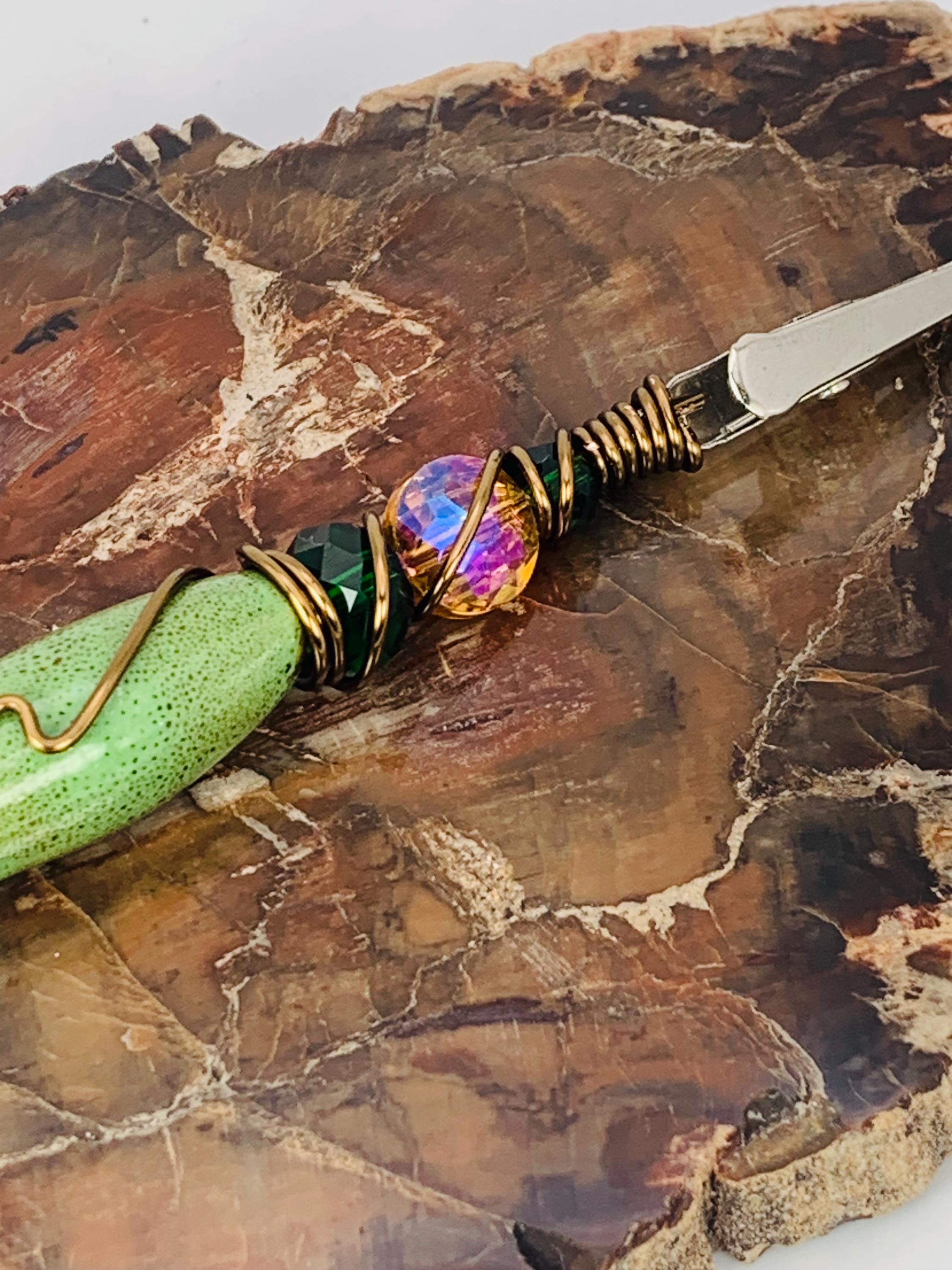 Autumn Smoking Clip, Pumpkin Charm